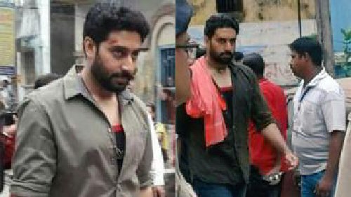 LEAKED! Abhishek Bachchan gets rugged and real on the sets of Anurag Basu’s next