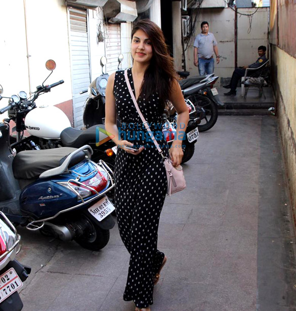 Rhea Chakraborty spotted in Bandra