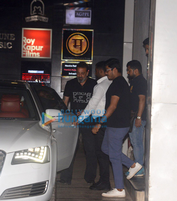 Sanjay Dutt snapped at Panipat director Ashutosh Gowariker’s office in Khar