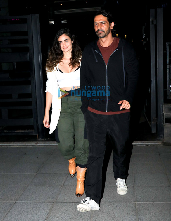 Arjun Rampal and Gabriella Demetriades spotted at Yauatcha in BKC