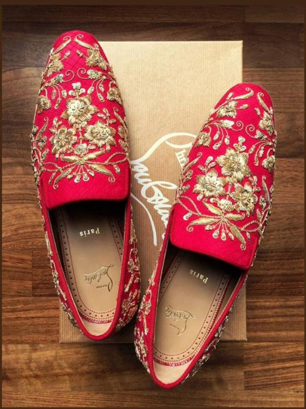 christian louboutin flats wedding