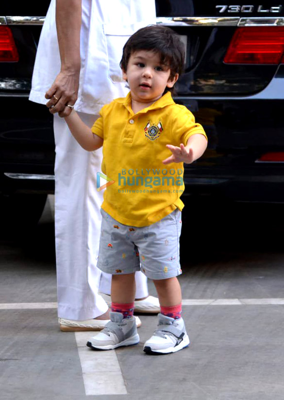 Taimur Ali Khan spotted in Bandra