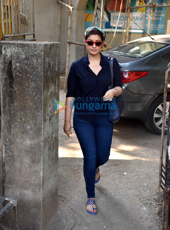 Twinkle Khanna spotted at Kromakay Salon