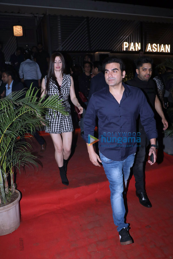 Arbaaz Khan and Giorgia Andriani snapped in Bandra
