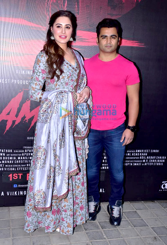 Nargis Fakhri and Sachiin Joshi grace the trailer launch of ‘Amavas’