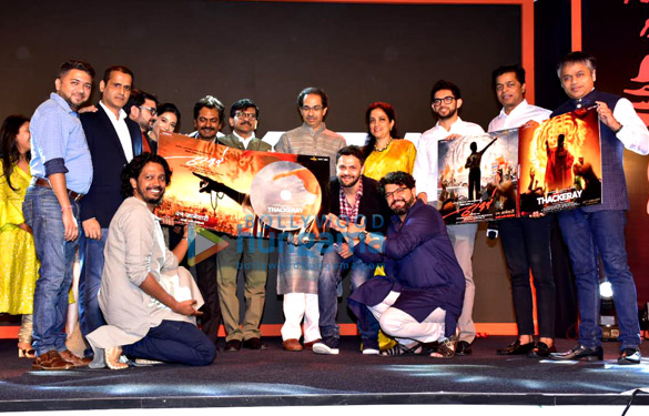 Nawazuddin Siddiqui graces the music launch of the film Thackeray Nawazuddin Siddiqui graces the music launch of the film Thackeray