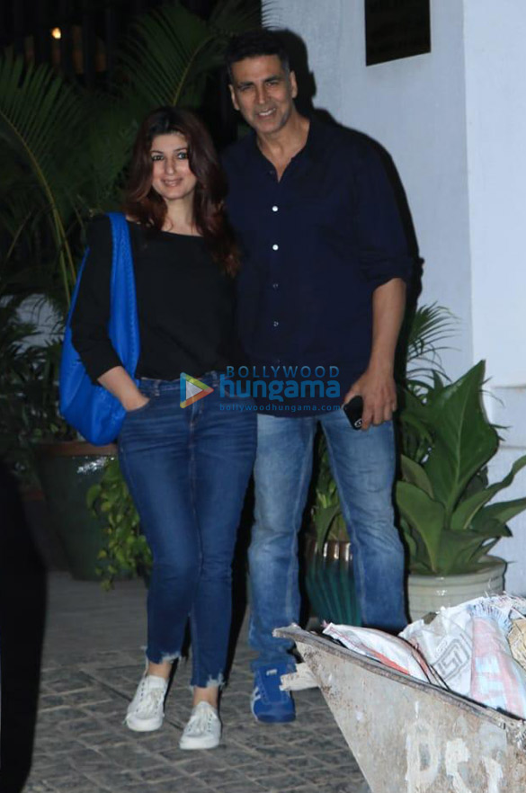 Akshay Kumar and Twinkle Khanna snapped at Soho House, Juhu