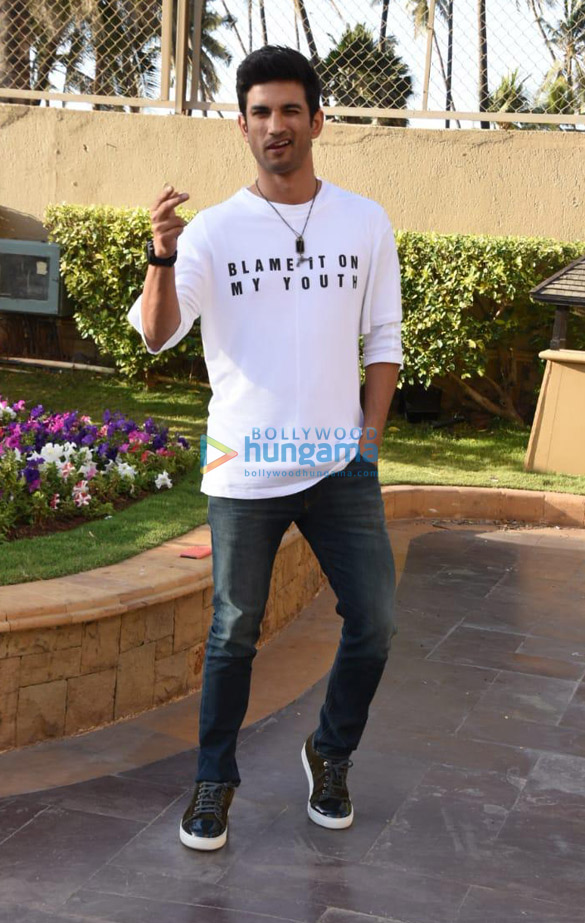 Sushant Singh Rajput and Bhumi Pednekar snapped promoting their film Sonchiriya