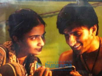 on the sets of the movie Gully Boy