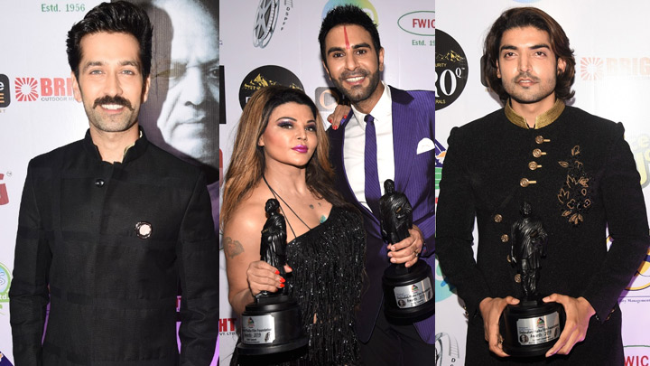Rakhi Sawant, Nakuul Mehta, Gurmeet Choudhary & others at Dadasaheb Phalke Awards 2019 Rakhi Sawant, Nakuul Mehta, Gurmeet Choudhary & others at Dadasaheb Phalke Awards 2019