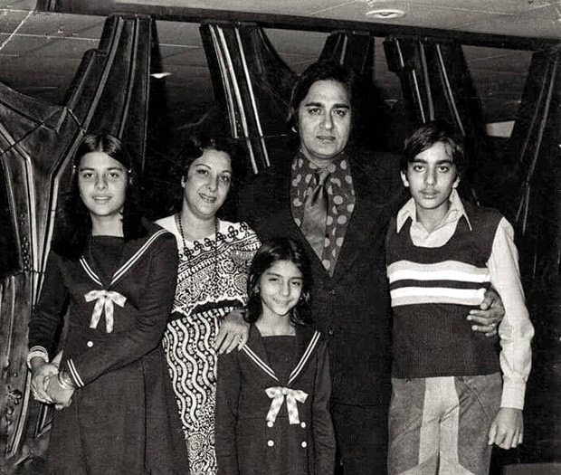 Sanjay Dutt shares a throwback picture from his childhood days with family