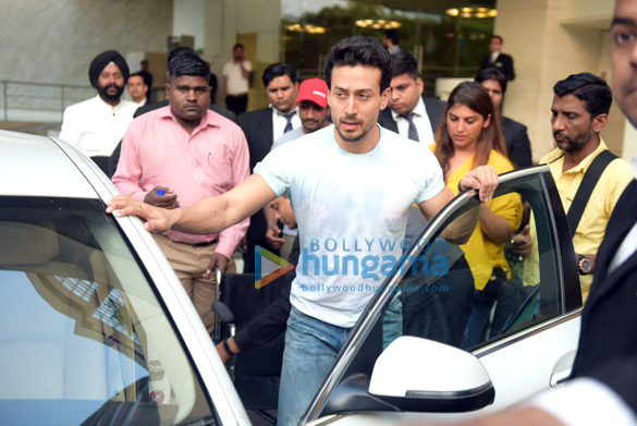 Tiger Shroff, Tara Sutaria and Ananya Panday snapped during ‘Student Of The Year 2’ promotions in Delhi