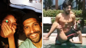 Farhan Akhtar shares this cute boomerang pool video with daughter Akira and it is all father-daughter fun!