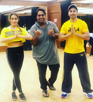 Coolie No 1: Varun Dhawan and Sara Ali Khan begin rehearsals for a peppy dance number with Ganesh Acharya