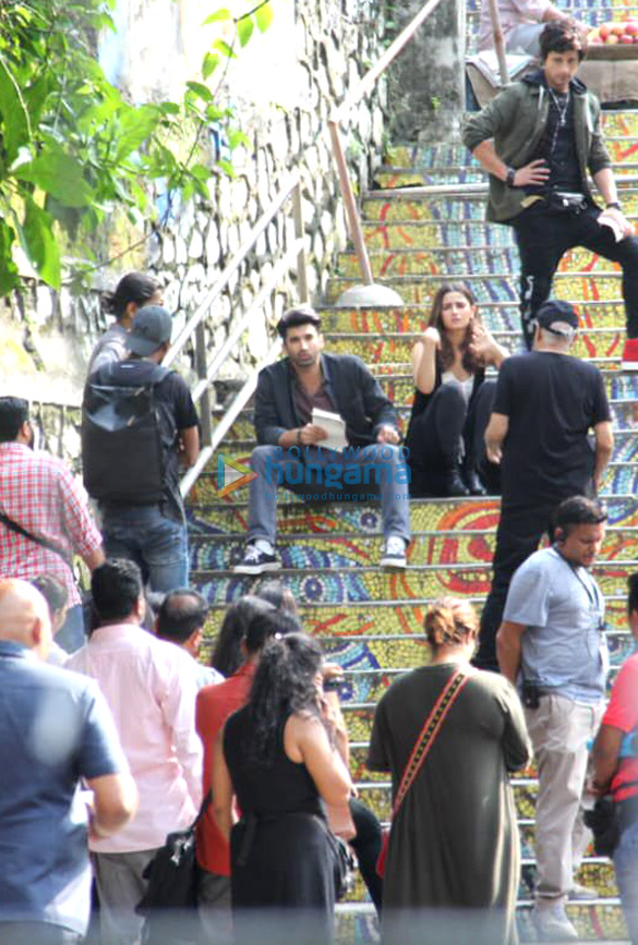 Photos: Alia Bhatt and Aditya Roy Kapur shoot at Mount Mary, Bandra