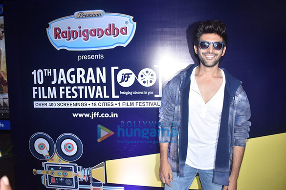 Photos: Kartik Aaryan, Vicky Kaushal and Karan Johar snapped at 10th Jagran Film Festival 2019