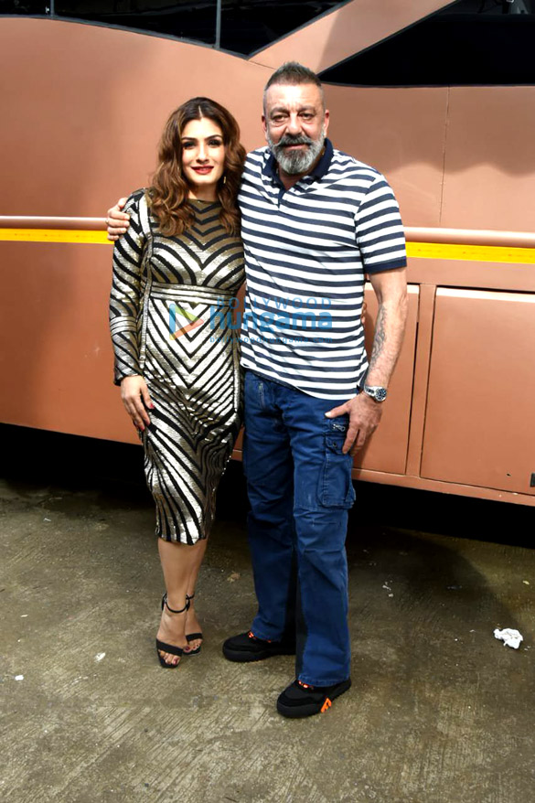 Photos: Sanjay Dutt and Raveena Tandon snapped on the sets of Nach Baliye