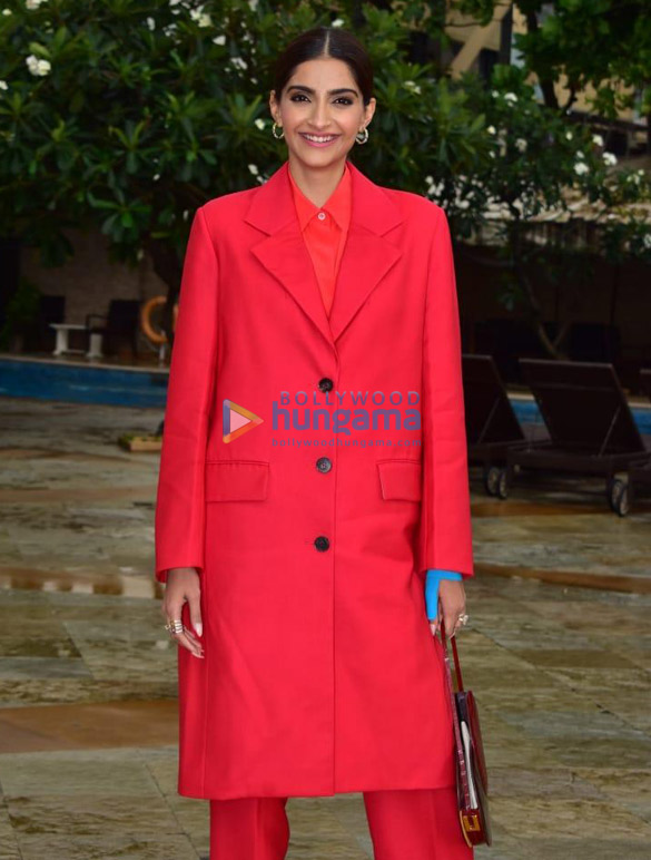 Photos: Sonam Kapoor Ahuja snapped promoting her film The Zoya Factor
