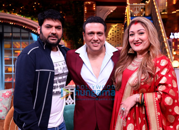 Photos: Govinda and Sunita Ahuja snapped on the sets of The Kapil Sharma Show