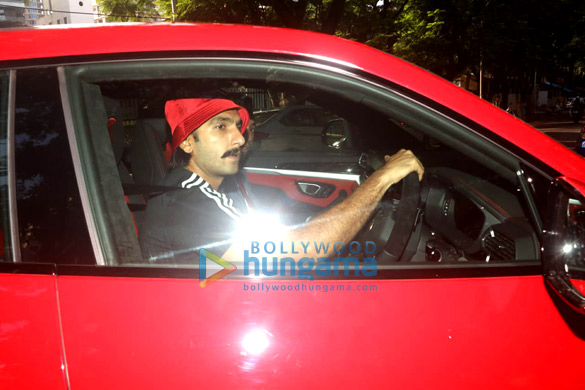 Photos: Ranveer Singh snapped driving his new Lamborghini Urus
