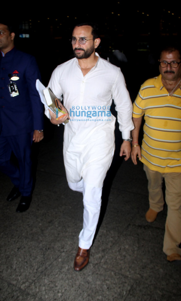 Photos: Saif Ali Khan, Alia Bhatt and Elli AvrRam snapped at the airport