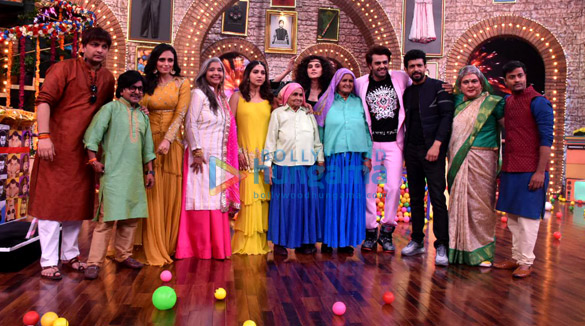 Photos: Taapsee Pannu, Bhumi Pednekar and others snapped promoting their film Saand Ki Aankh on the sets of Movie Masti with Manish Paul’s show