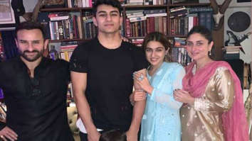 Sara Ali Khan celebrates Diwali with Saif Ali Khan, Kareena Kapoor, Ibrahim and Taimur; see pics