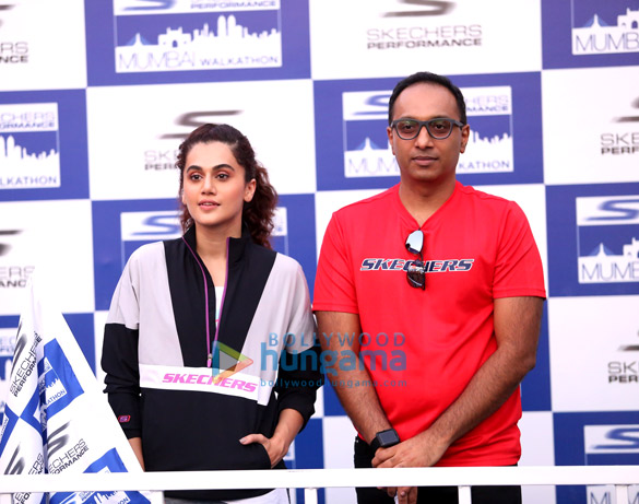 Photos: Taapsee Pannu snapped at second editions of Sketchers Performance Mumbai Marathon Photos: Taapsee Pannu snapped at second editions of Sketchers Performance Mumbai Marathon