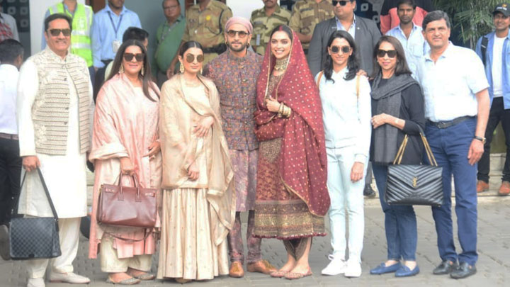 Ranveer Singh, Deepika padukone & Family spotted at Airport, Mumbai Ranveer Singh, Deepika padukone & Family spotted at Airport, Mumbai