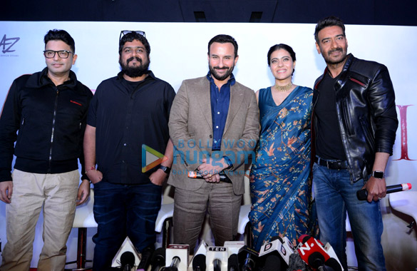 Photos: Ajay Devgn, Kajol and Saif Ali Khan promote Tanhaji – The Unsung Warrior in Delhi
