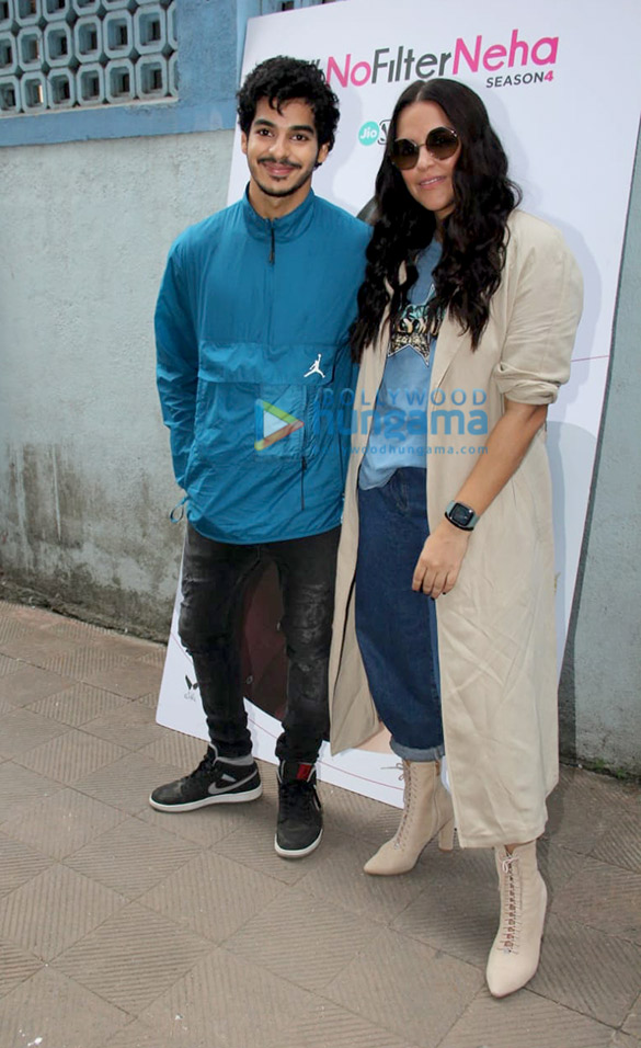 Photos: Ishaan Khatter and Neha Dhupia snapped on sets of the show #NoFilterNeha Season 4 Photos: Ishaan Khatter and Neha Dhupia snapped on sets of the show #NoFilterNeha Season 4