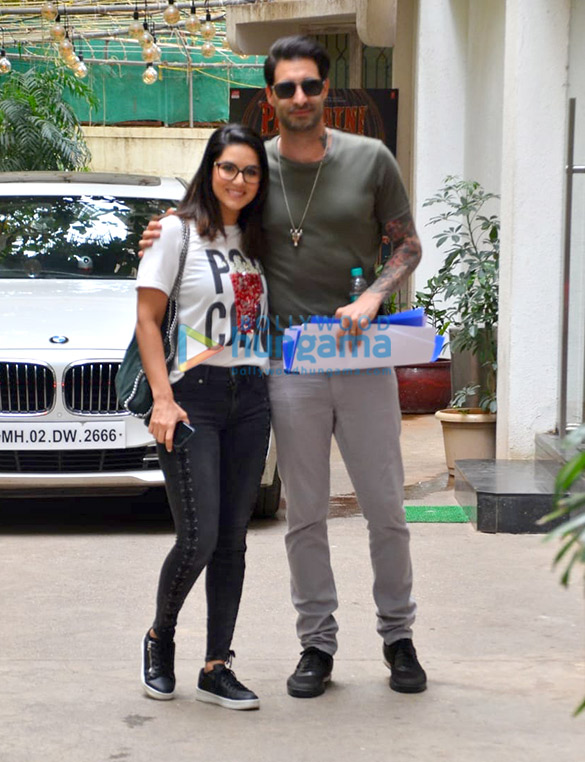 Photos: Sunny Leone and Daniel Weber snapped in Mumbai