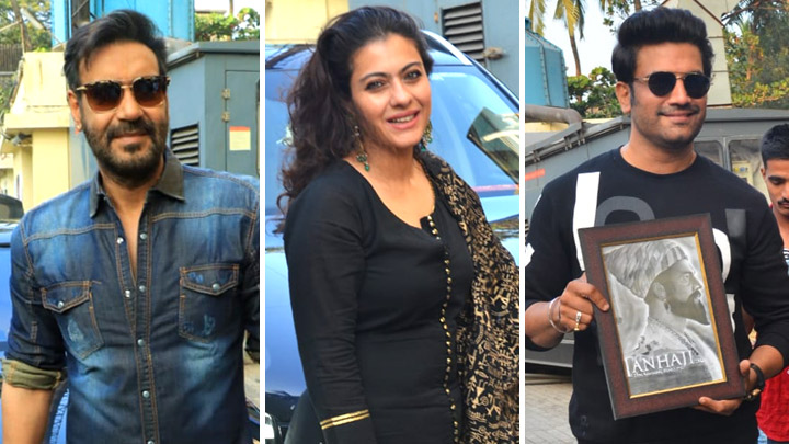 Ajay Devgn, Kajol and others attend the special screening of Tanhaji – The Unsung Warrior