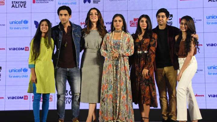 Bhumi Pednekar snapped at the launch of MTV Nishedh initiative Bhumi Pednekar snapped at the launch of MTV Nishedh initiative
