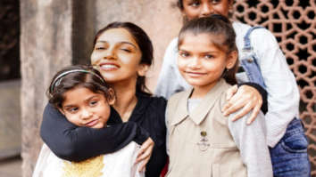 Bhumi Pednekar gives kids from an orphanage a tour of Durgavati sets