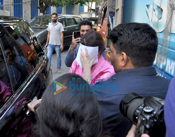 Photos: Twinkle Khanna spotted during an ad shoot in Bandra