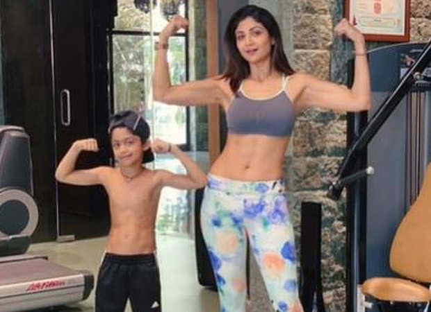 Shilpa Shetty has got a competition in her son when it comes to fitness; check out their pics 