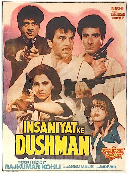 Insaniyat Ke Dushman Movie: Review | Release Date (1987) | Songs ...