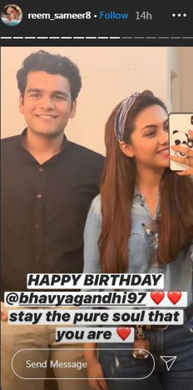 Bhavya Gandhi aka Tappu of Taarak Mehta Ka Ooltah Chashmah gets a sweet wish from Reem Sameer of Tujhse Hai Raabta