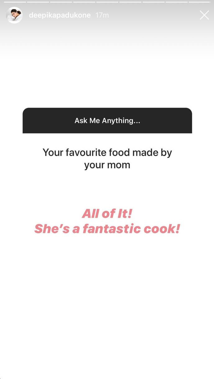 Deepika Padukone reveals her favourite character so far during the ‘Ask Me’ session on Instagram