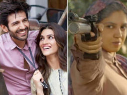 Kartik Aaryan has the perfect poster for Pati Patni Aur Woh sequel featuring Kriti Sanon and Bhumi Pednekar Kartik Aaryan has the perfect poster for Pati Patni Aur Woh sequel featuring Kriti Sanon and Bhumi Pednekar