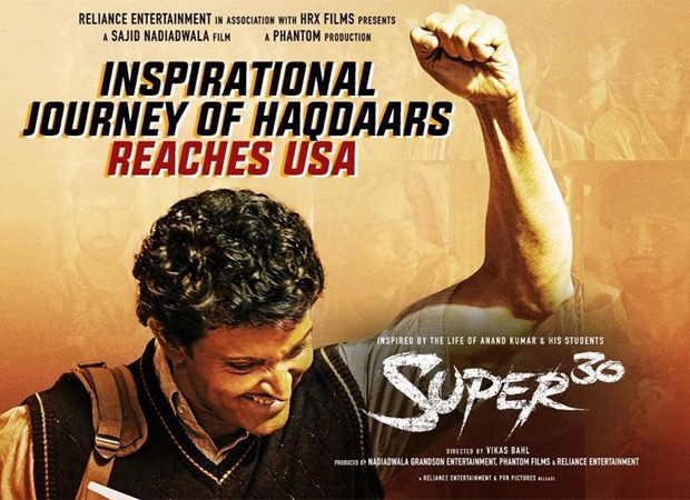 Hrithik Roshan starrer Super 30 to re-release in the USA