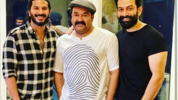Mohanlal, Prithviraj Sukumaran and Dulquer Salmaan pose for a picture; fans wonder whether something big is coming their way