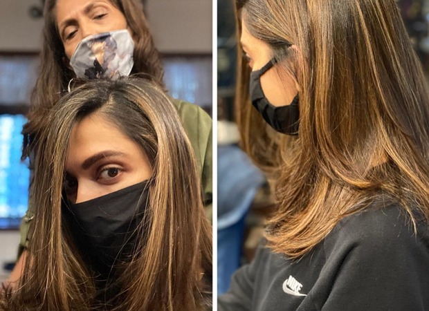 Deepika Padukone gets a new hairdo before she leaves for ...