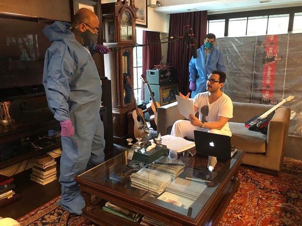 Saif Ali Khan dubs for his next web series which is being helmed by Ali Abbas Zafar