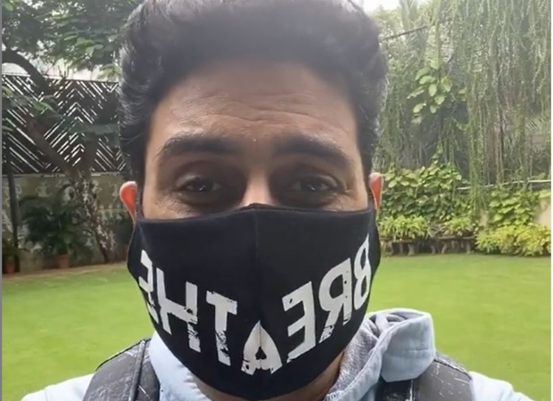 Abhishek Bachchan requests people to keep their mask on and not take the virus lightly