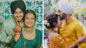 Check Out: Neha Kakkar and Rohanpreet Singh wear matching outfits for their Mehendi and Haldi ceremony 