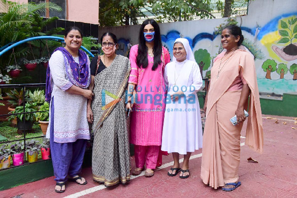 Photos: Adah Sharma snapped at Auxilium Convent High School, Bandra