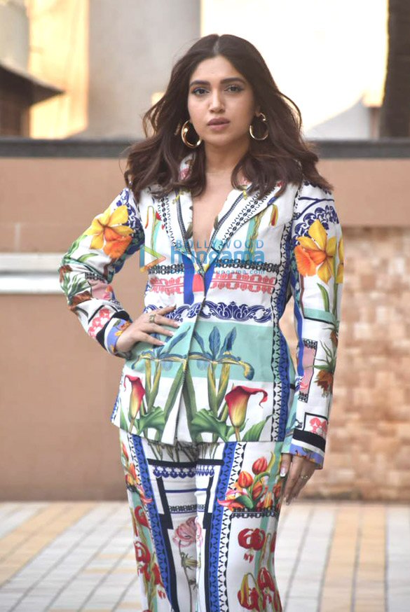 Photos: Bhumi Pednekar snapped during Durgamati: The Myth promotions
