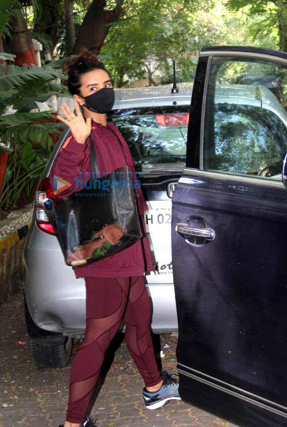 Photos: Patralekha spotted outside a gym in Pali Hill